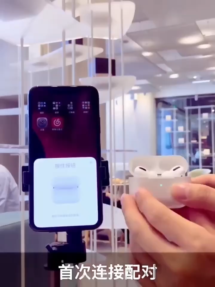 Applicable to iso Android Pro3 Noise Reduction Bluetooth Headset Airpods Wireless Bluetooth Headset Pro 3 Smart Touch Stereo Headset with Charge Box Headset Pro Advanced Copy Headset HiFi Ster High Qu