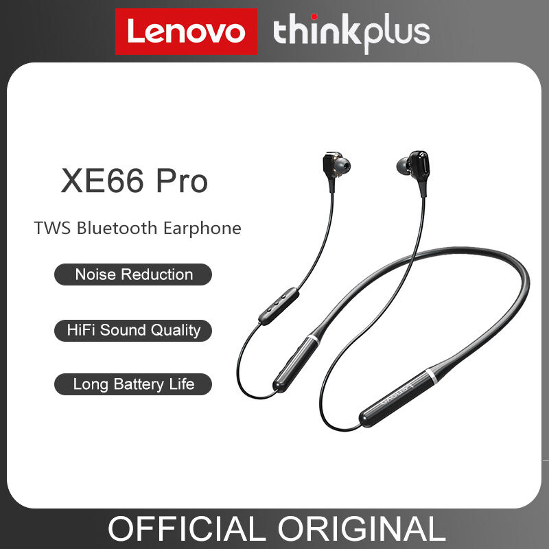 Original Lenovo XE66 Pro Wireless Headphones 5.0 Waterproof Sports Bluetooth Earphone High Sound Quality Ultra Long Standby Time