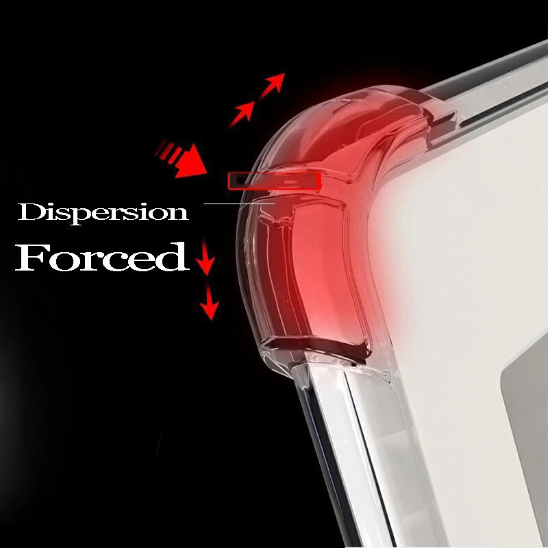 Tablet Case Samsung Galaxy Tab A7 Lite 8.7" T220 T225 SM-T220 SM-T225 Transparent Silicone 4-Corners Thickened Shockproof Soft TPU Back Cover