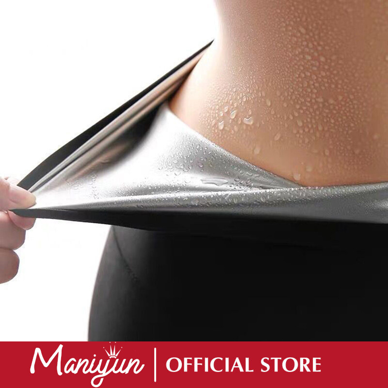 Maniyun Waist Trainers Sweat Sauna Pants Body Shaper Slimming Pants Women Waist Trainer Corset Sweat Leggings Slimming