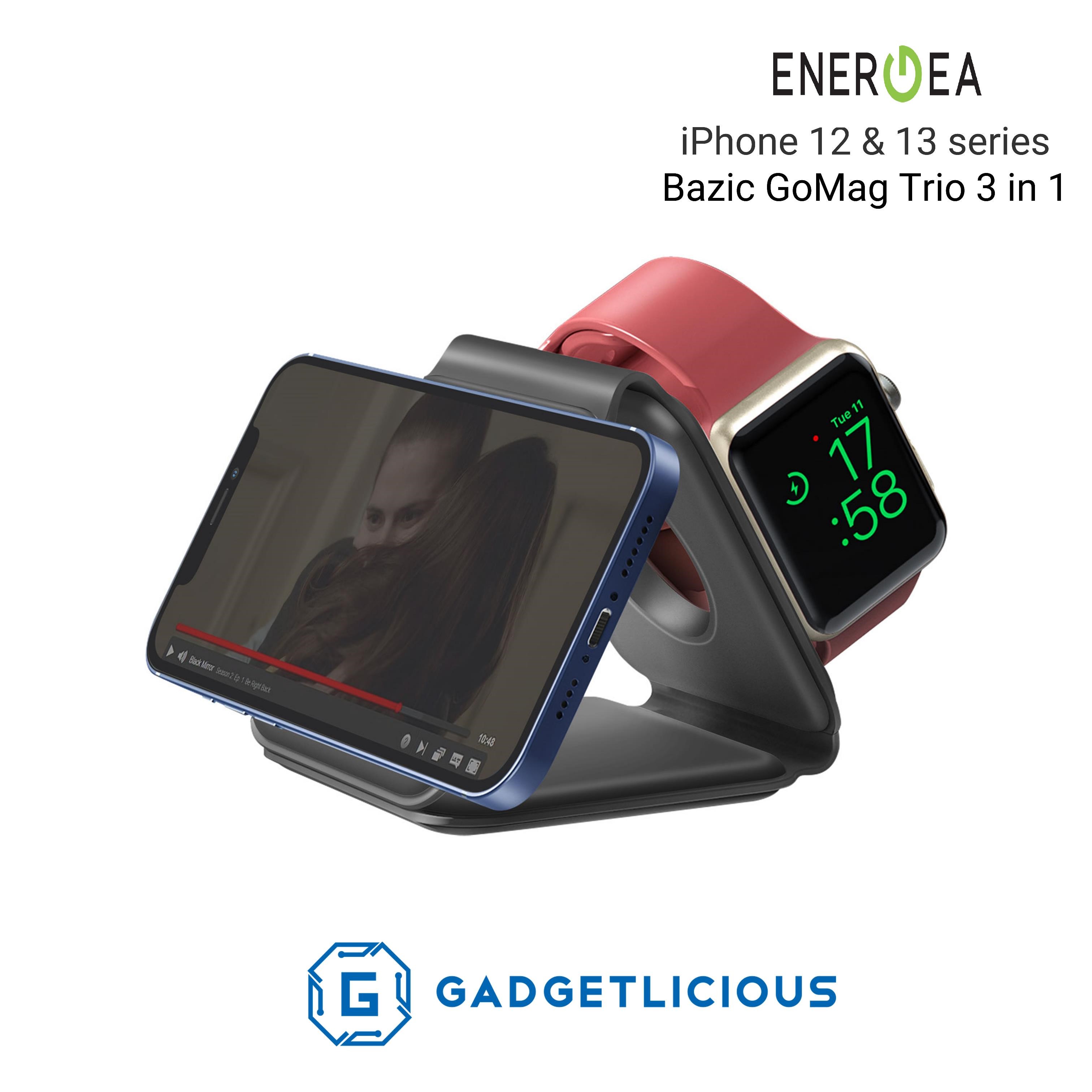 Energea Bazic GoMag Trio 3 in 1 Foldable 15W Magnectic Wireless Charger