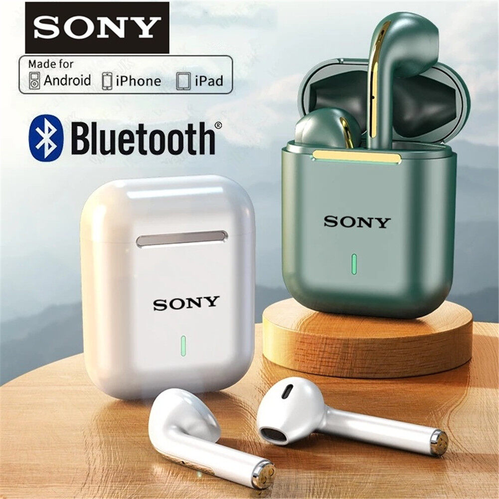 SONY J18 Wireless Headphones Bluetooth Headphones Gaming Headphones With Mic To Talk TWS Earbuds Hands Free In-Ear Fone Wireless Earbuds