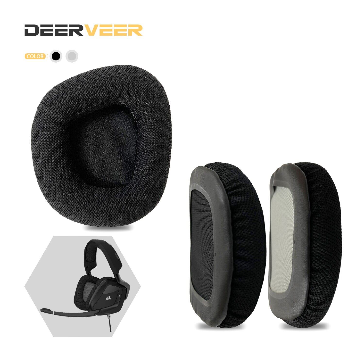DEERVEER Replacement Earpad For Corsair VOID PRO RGB SE Headphones Memory Foam Ear Cushions Earmuffs