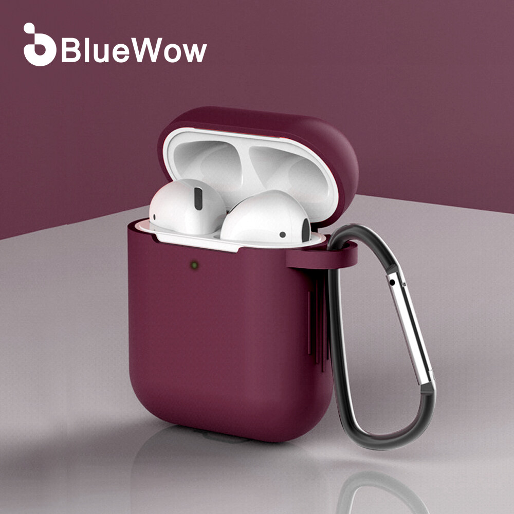 BlueWow S03 Earphoen Case Macaron Protective Silicon Rubber Case With Hanger Ultra Thin