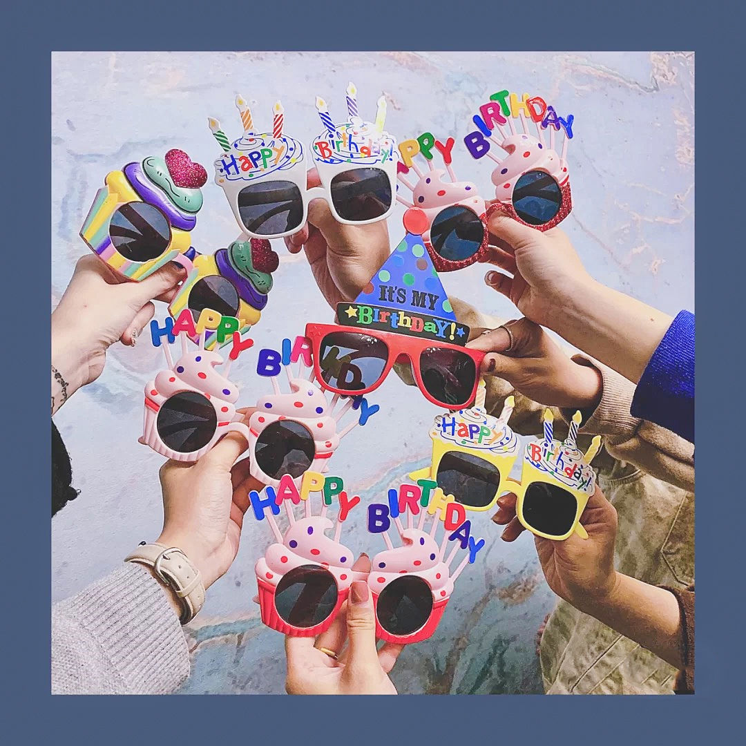Happy Birthday Glasses For Birthday Party Accessory Funny Glasses Costume