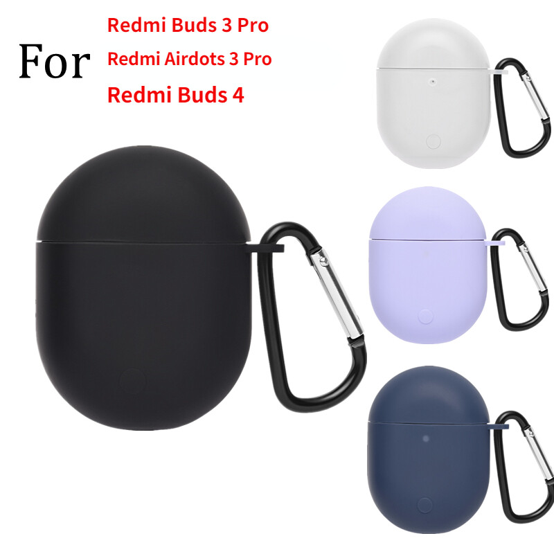 Soft Silicone Earphone Case for Redmi Buds 3 Pro Wireless Earbuds Protect Shell for Redmi Airdots 3 Pro Headphone Cover for Redmi Buds 4