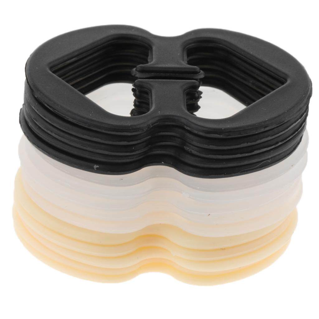 Perfeclan 15pcs Bra Strap Adapter Converter Clips Solution Lift Cleavage Enhancer Buckle Beige Clear Black