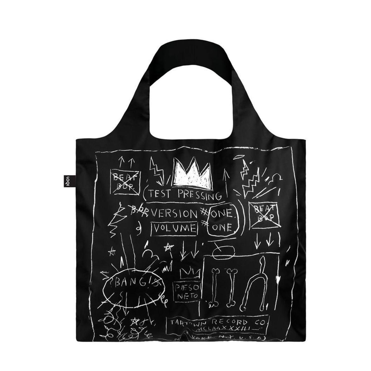 LOQI Museum Foldable Tote Bag - Jean Michel Basquiat