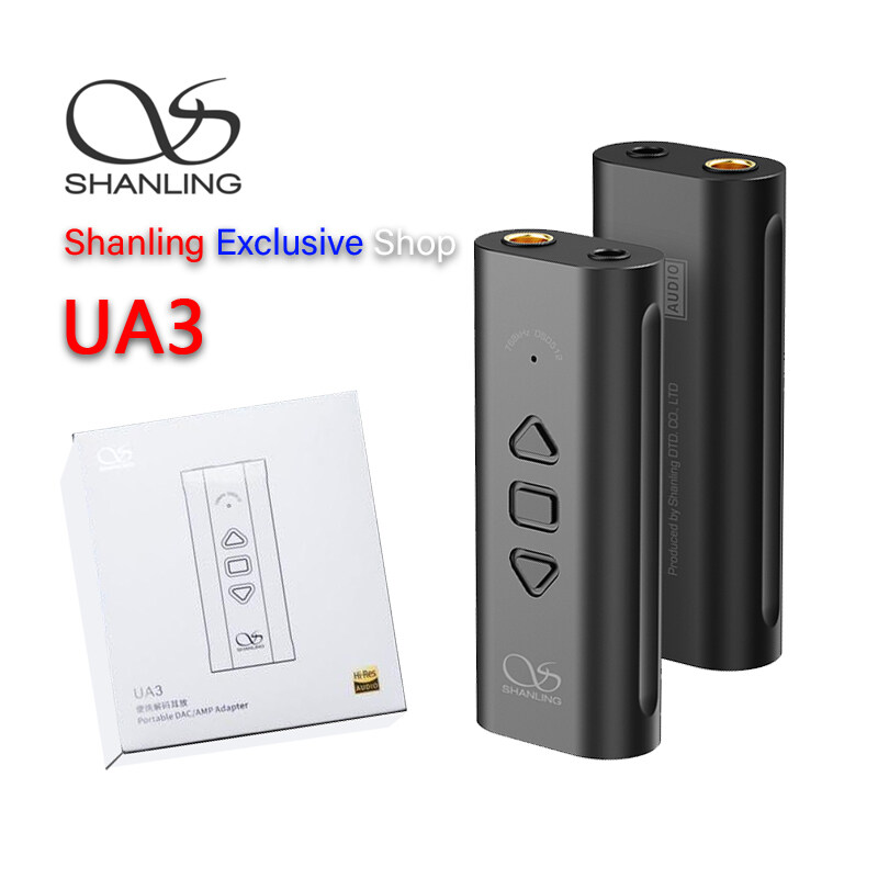 Shanling UA3 Mini Draagbare Usb Dac/Amp Hoofdtelefoon Versterker Akm AK4493SEQ Chip Type-C 3.5/4.4mm Audio Kabel PCM768 DSD512