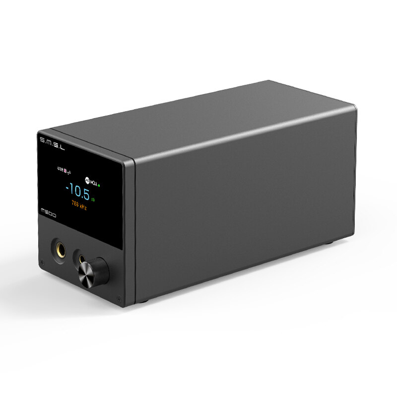 SMSL M500 MKIII Hi Res Audio DAC & Headphone Amplifier ES9038PRO OPA1612A MQA-CD DSD512 XU316 Bluetooth With Remote Control