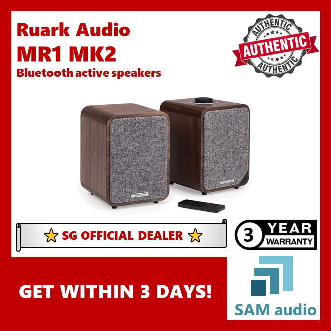[?SG] Ruark Audio MR1 MK2 Bluetooth Speakers (Active Speakers)