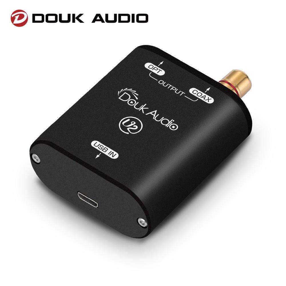 Douk Audio U2 Mini USB To SPDIF Audio Converter XMOS XU208 Digital Interface COAX/OPT DSD DOP 192Khz