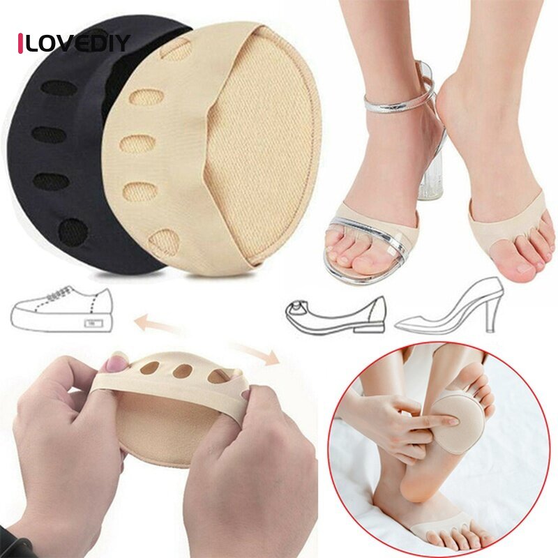 Five Toes Forefoot Pads for Women High Heels Half Insoles Foot Pain Care Socks Toe Pad Inserts