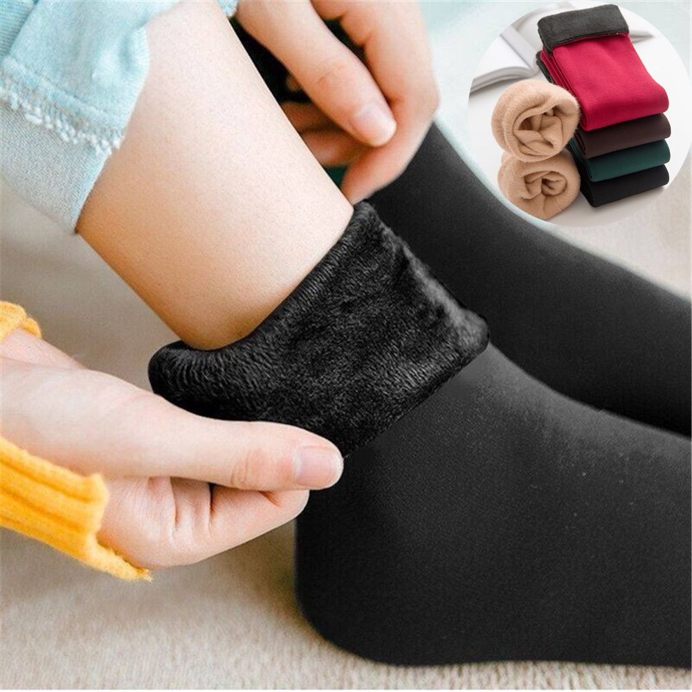 WEARY Women Mens Cashmere Thermal Wool Seamless Velvet Floor Hosiery Sleeping Socks Thicken Snow Socks