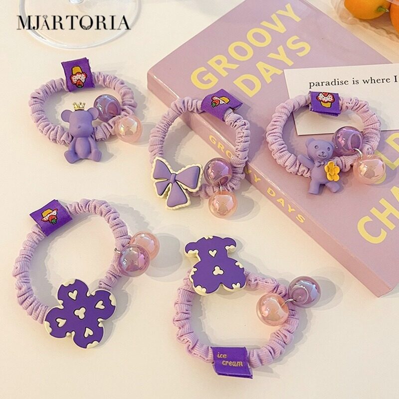 MJartoria Hair Scrunchies Hair Rope Elastic Hair Bands Girls Women Hair Accessories