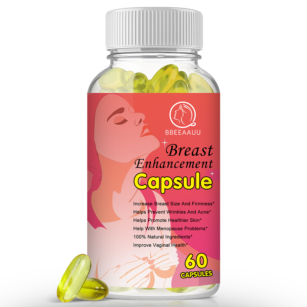 Bbeeaauu Women's Breast Care Capsules Breast Firming Healthy Menopause Relief Smooth Skin Improve Hair Quality Healthy Vegetarian Capsules