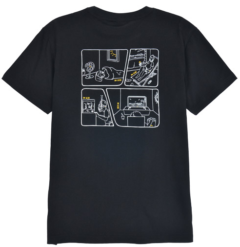 [EVISU KOREA] Loose Fit Character Cartoon Print Short-sleeve T-shirt Casual Men Women Tee Couple Tops  Cotton Street Style Korean Style