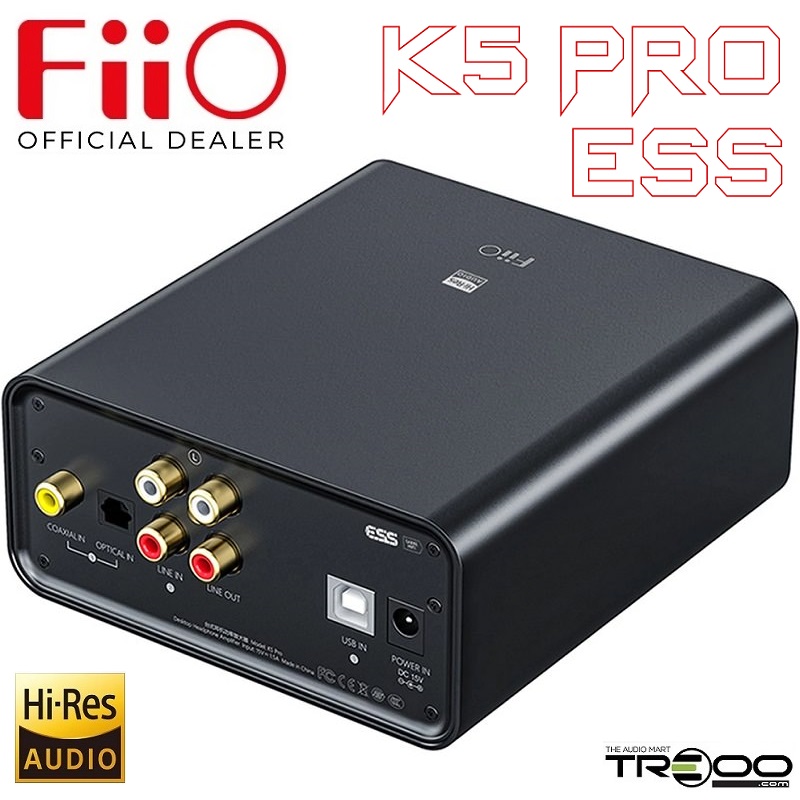 FiiO K5 Pro ESS MQA Desktop Headphone Amplifier & DAC