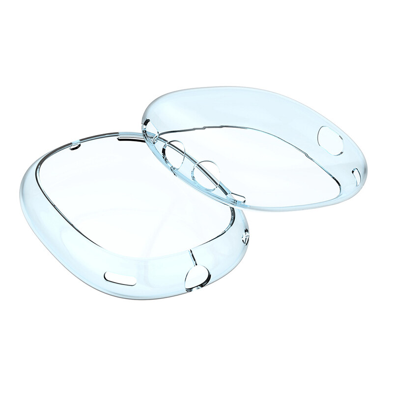 Electronics 2pcs/set Soft Transparent Cover For AirPods Max TPU Wireless Headphones Case