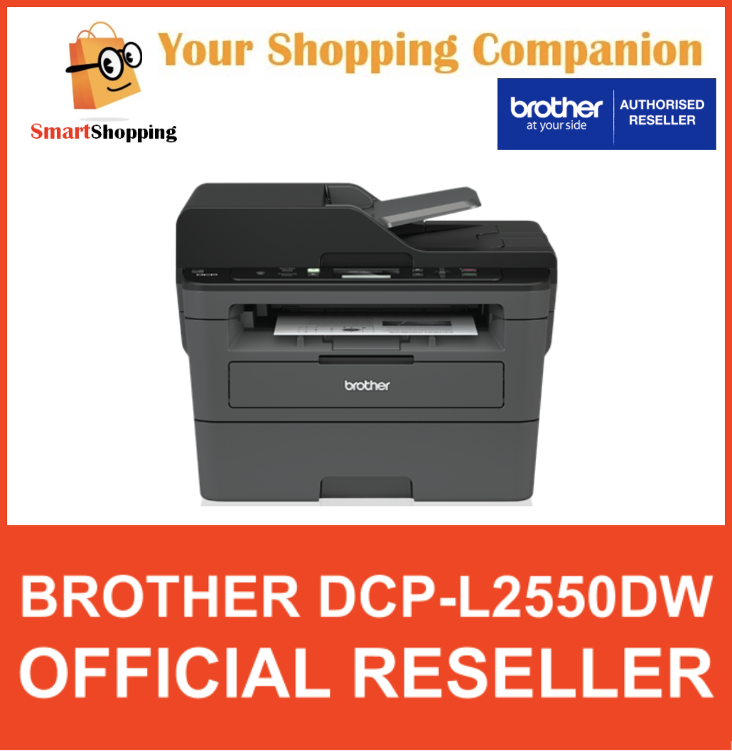 (Original) Brother Printer DCP-L2550DW 2550DW 3-in-1 Monochrome Laser Multi-Function Centre with Automatic 2-sided Printing and Wireless Networking DCP-L2550DW 2550 L2550 L2550DW DCP