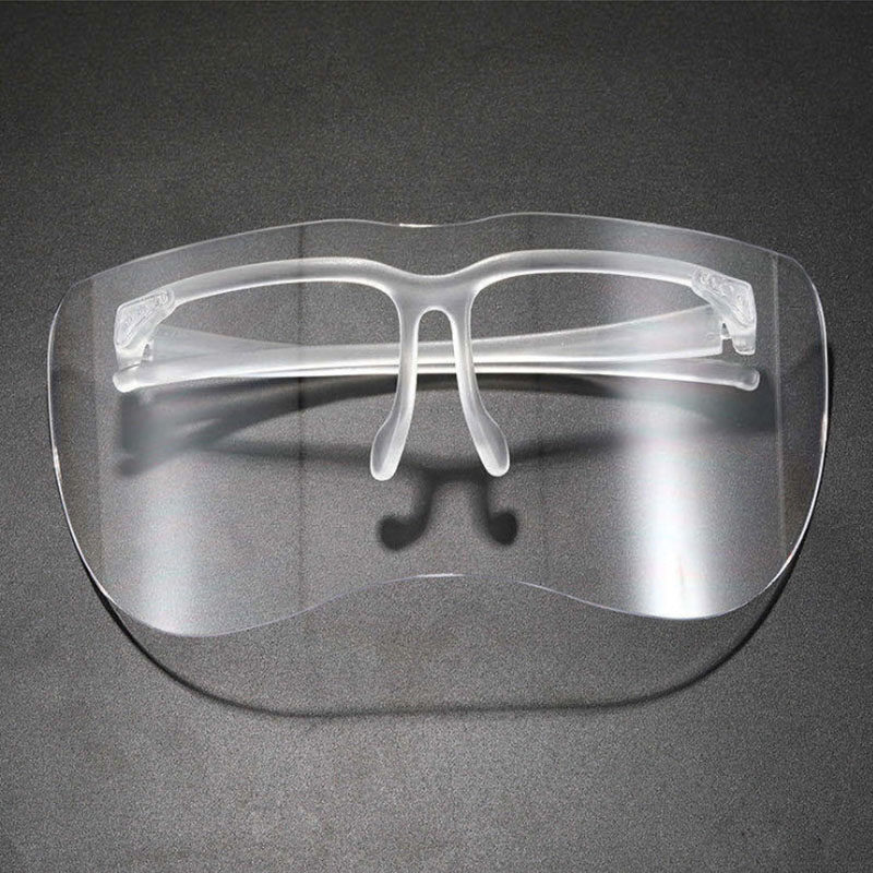 Houseeker Adult Face Shield Glasses Anti-fog Oversize Protective Eyeshield Eye Visor Eye Protection Half Face Shield