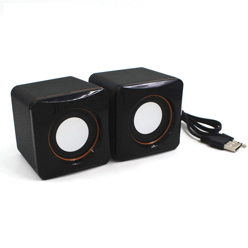 USB 2.0 Music Speaker Computer Speakers 3.5mm Plug Mini Music Stereo Speakers For Multimedia Desktop Computer Notebook