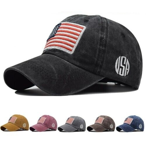 Baseball Cap Men Tactical Army Cotton Military Dad Hat USA American Flag US Unisex Hip Hop Hat Sport Caps  Hats