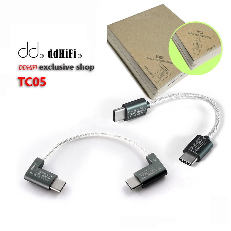 DD DdHiFi TC05 TypeC To TypeC Data Cable Connect USB-C Decoders /Music Players with Smartphones/Computer