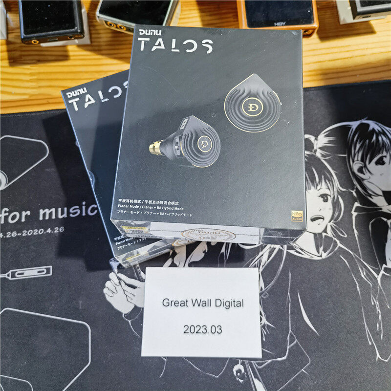 DUNU TALOS Planar+BA Hybrid Drive Unit HiFi In-ear Earphone with Detachable 0.78 2pin Cable