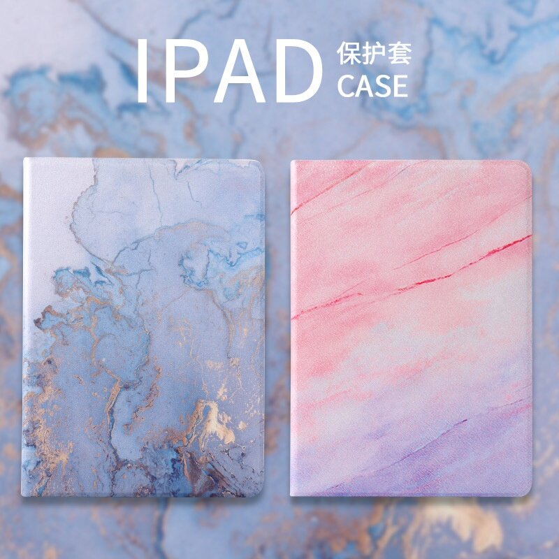 9th Gen 10.2 2021 8.3 8th 7 Marble Case For iPad 6 Air2 2017 2018 Smart Cover Ipad Mini 6 2 3 4 5 7th Gen Air 3rd Pro