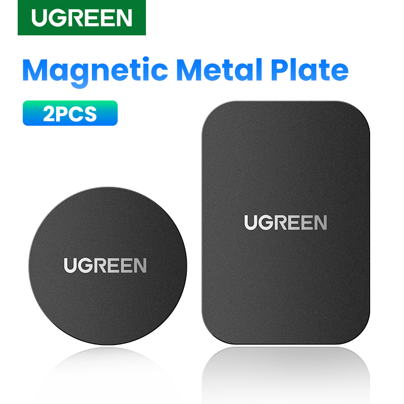 UGREEN Metal Plate For Cell Phone Magnet Holder Magnetic Car Mount With Strong Adhesive Sticker