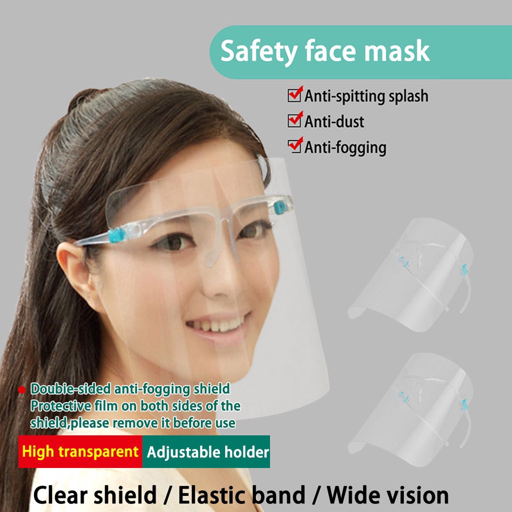 Ready Stock Protect Face Cover Transparent Face Shield