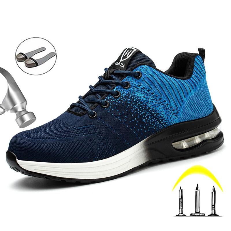 2021 Work Safety Boots For Men Safety Shoes Indestructible Safety Shoes Men Work Sneakers Male Steel Toe Shoes Industrial