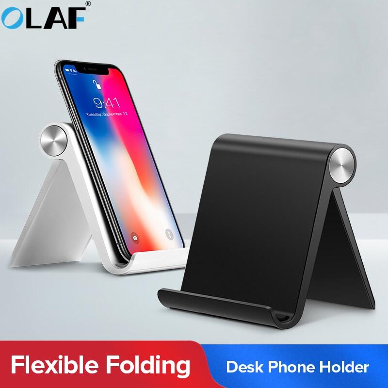 Elough Phone Holder Stand Mobile Smartphone Support Tablet Stand for iPhone Desk Cell Phone Holder Stand Portable Mobile Holder