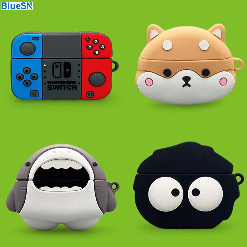 BLUESN Case for SONY WF-1000XM4 Case Switch Shell Silicone Earphone Charging Box for SONY WF 1000XM4 Protective Case with Hook