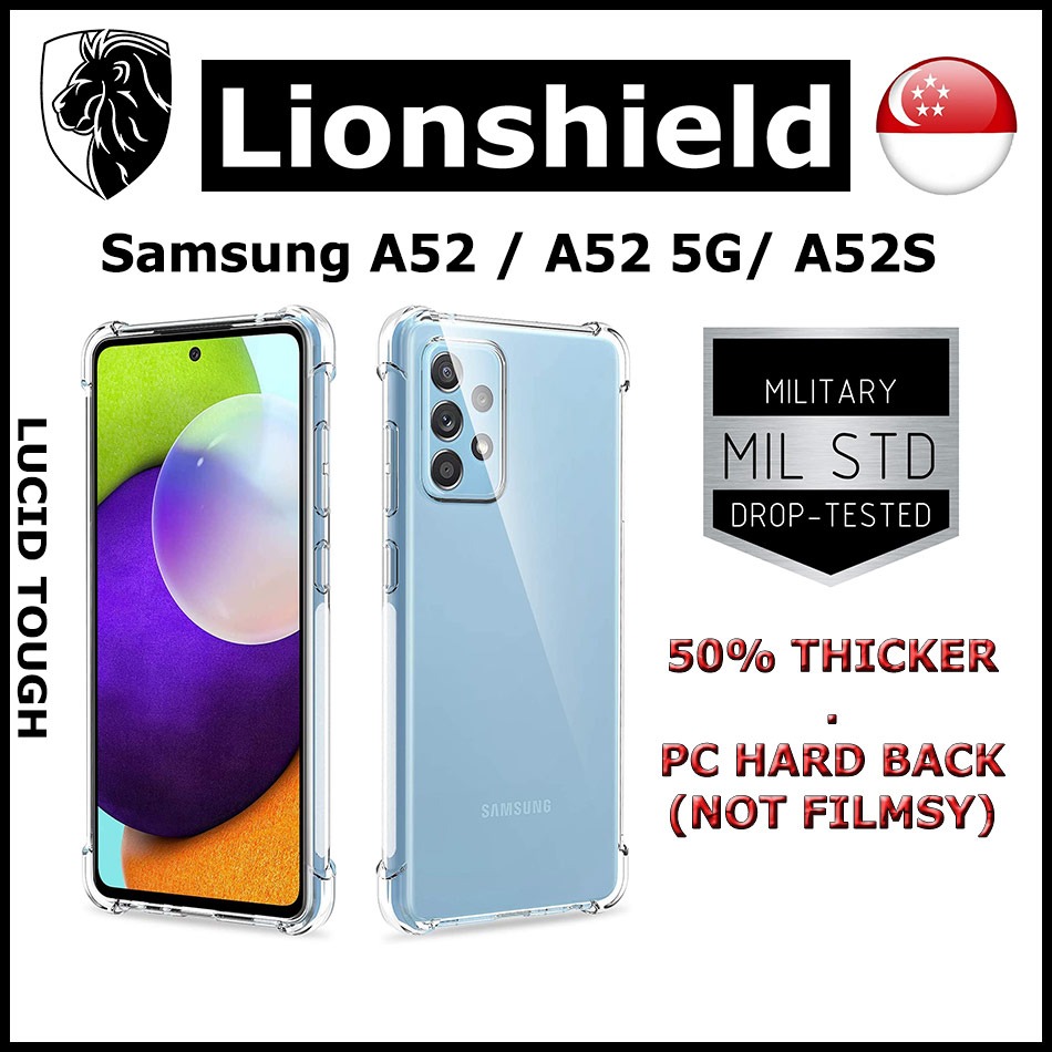 [SG] Lionshield Samsung A52s / A52 / A52 5G Case Casing Cover (4-Corner Bumper) - LUCID TOUGH Series