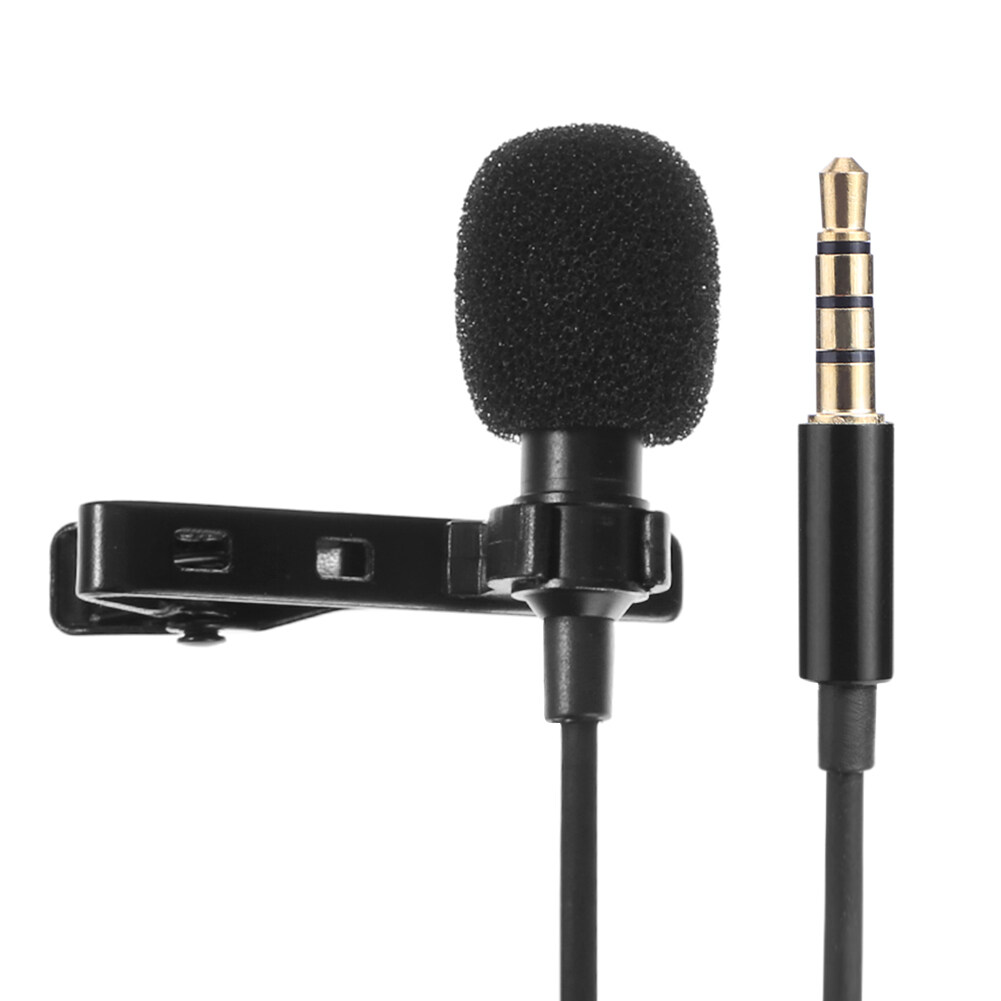 Sell Well【HOT 】Wired Audio Sound Recording Condenser Microphone Metal Clip for Smart Phone