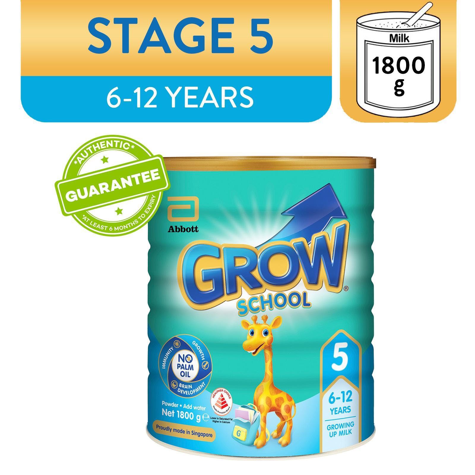 Abbott GROW Growing Up Milk for Kids - School Stage 5 (6 - 12 years) - 1.8kg