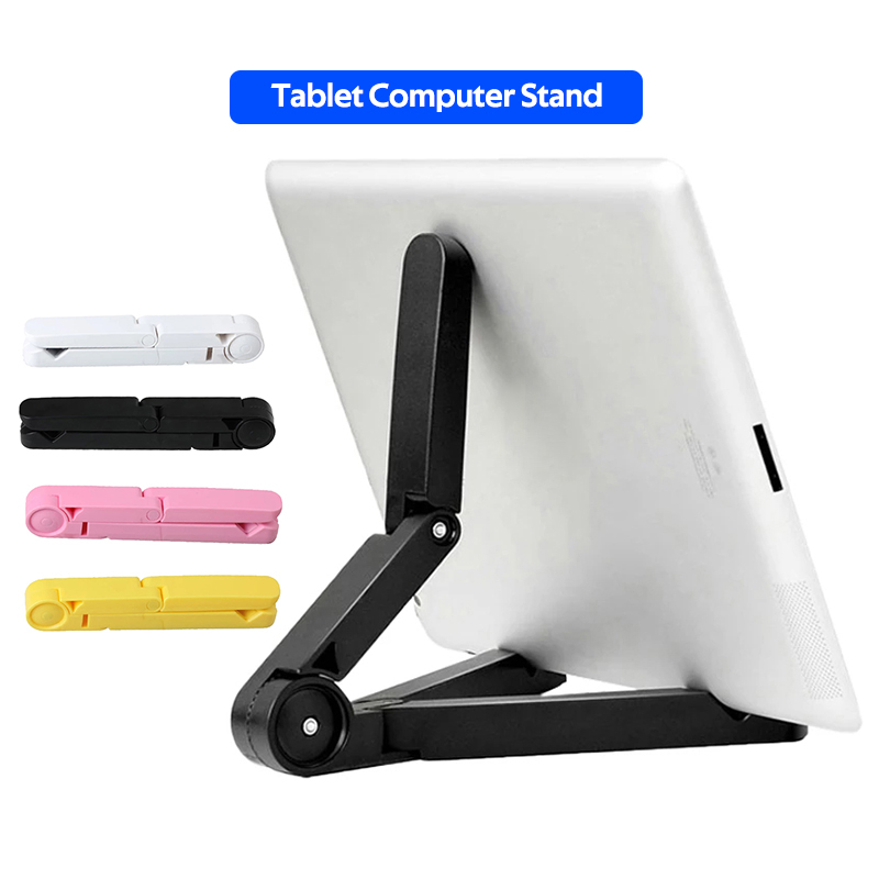 TBTIC Folding Universal Tablet Stand Lazy Pad Support Phone Holder Phone Stand For Samsung Huawei Xiaomi IPhone IPad 10.2 9.7