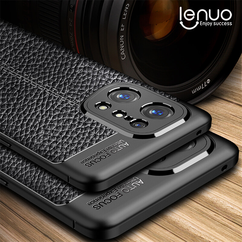 Lenuo for Oppo Find X5 / Find X5 Pro Soft TPU Case - All-inclusive Protection Dermatoglyph Phone Silicone Back Cover