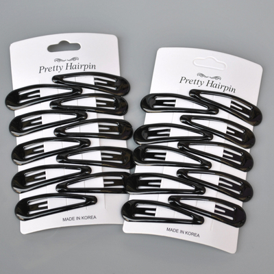 ✨LOCAL STOCK✨ Black Korean fashion Hair clip - 5 pairs per set hair pin styling hair accessories head band hairband Ready stock