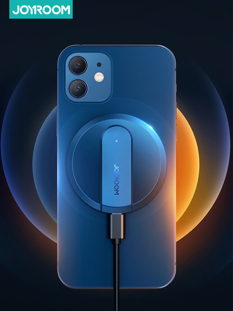 Joyroom 15W Magnetic Wireless Charger For IPhone 13 Pro Max For Magsafe IPhone 12 Fast Charge Pad For LG/HUAWEI / Samsung S20 S10 S9 Note