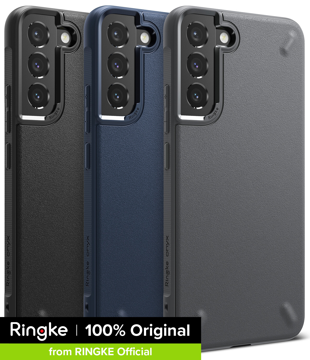 Ringke [ONYX] for Samsung Galaxy S22 Case, [Extreme Tough] Rugged Flexible Protection Durable Anti-Slip TPU Heavy Impact Shock Absorbent Cover with Wrist Strap