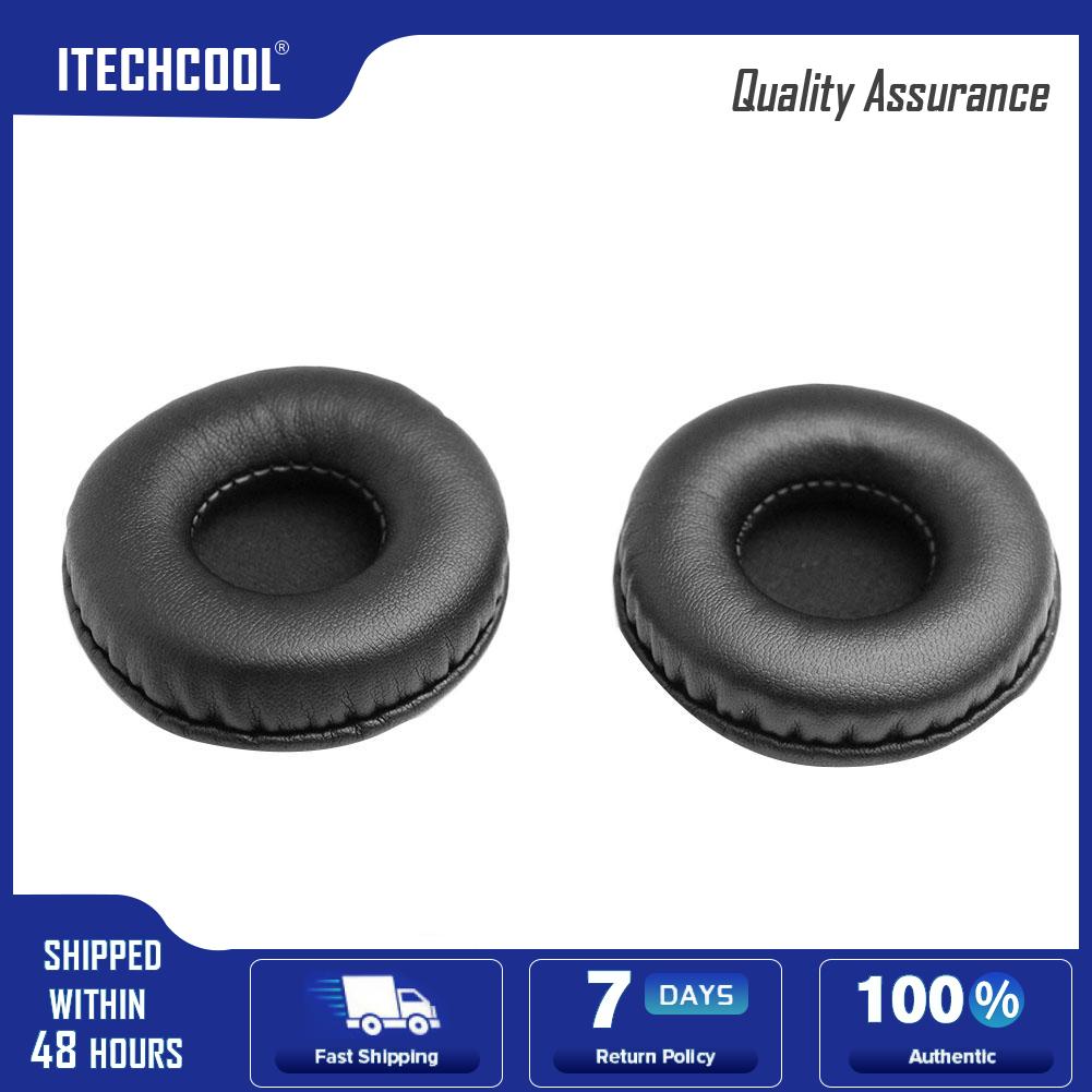 1 Pair Universal Leather Soft Foam Sponge Replacement Headphone Ear Pads