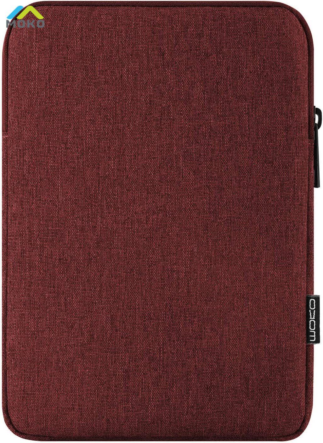 MoKo 9-11 Inch Tablet Sleeve Bag Carrying Case Fits iPad air 5 10.9" 2022, iPad Pro 11 2021-2018, iPad 9/8/7th Gen 10.2, iPad Air 4 10.9/Air 3 10.5, Tab S8 11"/Tab A 10.1, Fits Smart Keyboard
