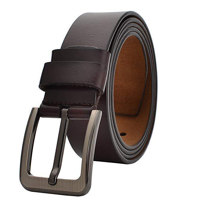 CEXIKA Genuine Leather Long Belt Men 105 110 120 130 140 150 160 170cm Large Size Luxury Designer Belts Men Cow Cowskin Leather High Quality Waist Strap Belt