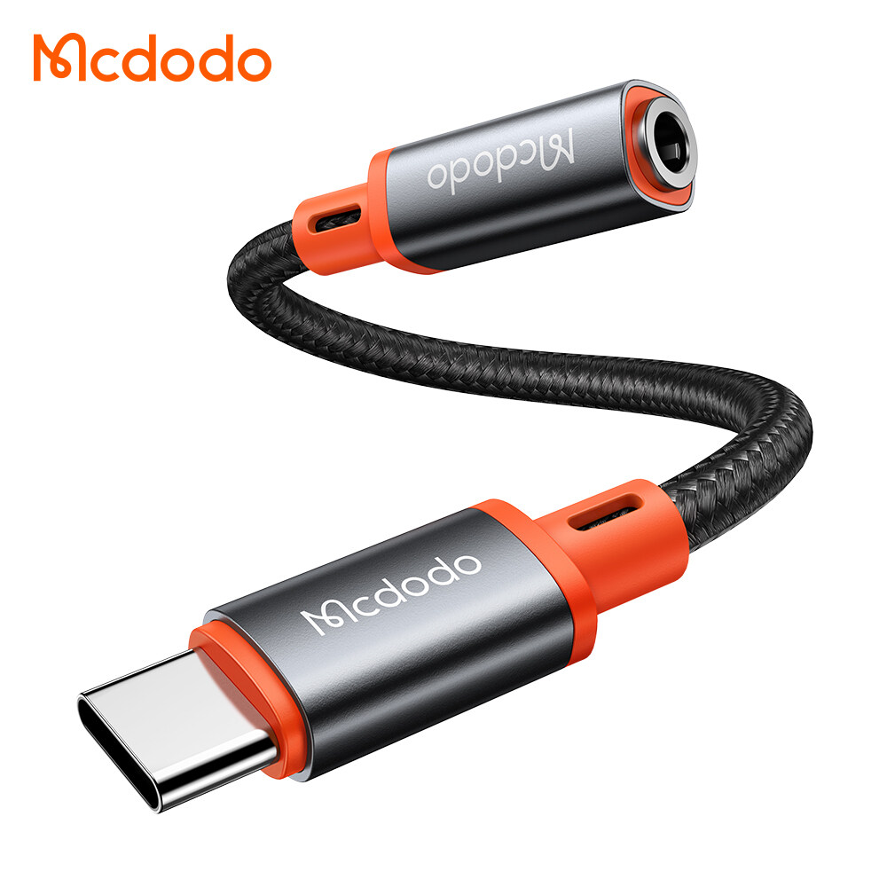 Mcdodo USB Type C to 3.5mm Headphone Jack OTG Adapter HIFI DAC Audio Aux Cable For iPad Pro Macbook Samsung S21 Note 20 10 9 Huawei  Mate 40 Pro Xiaomi  OPPO VIVO Oneplus