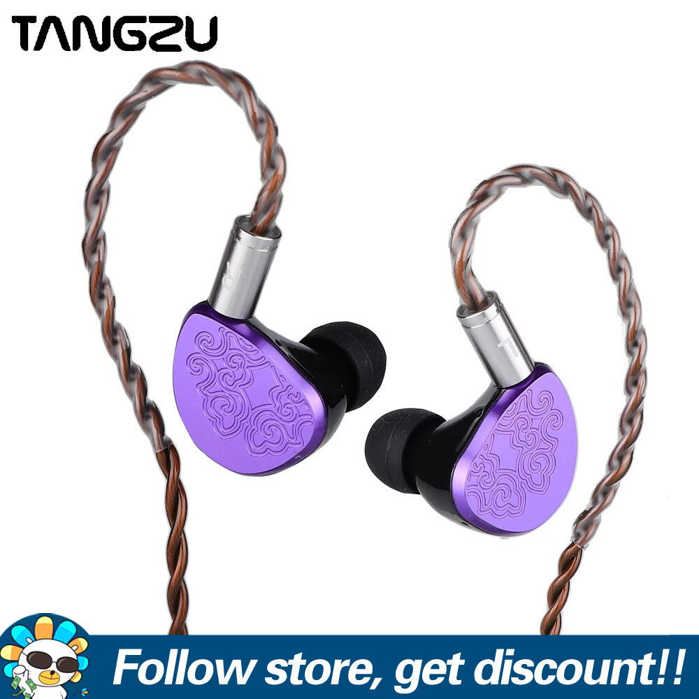 TANGZU Zetian Wu Hifi Earphone Planar Driver Music Earbuds 3.5/4.4mm Balanced Earplugs IEM In Ear Monitors 0.78 2pin Detachable Cable Musician Headphones For Xiaomi Huawei IOS Android Smartphones MP3 