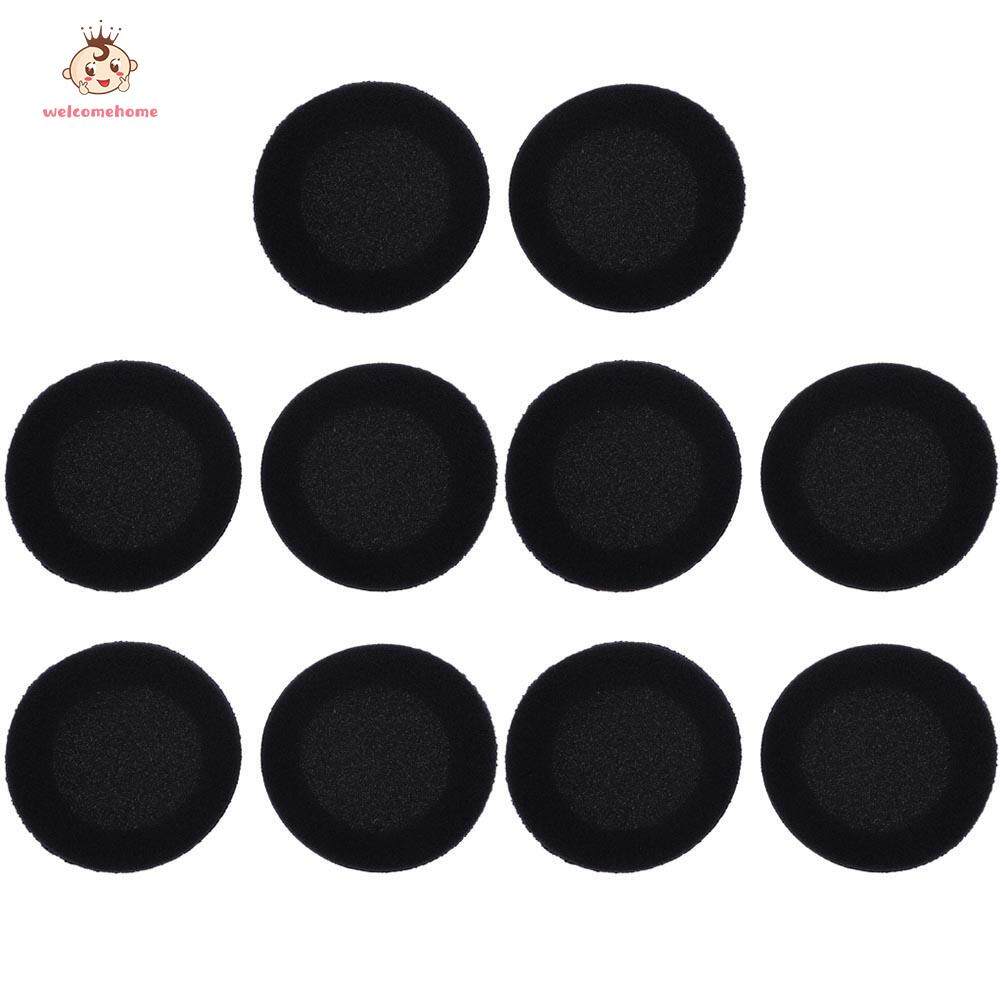 [Ready Stock]welcomehome 10 x 60mm Foam Pads Ear Pad Sponge Earpad Headphone Cover for Headset