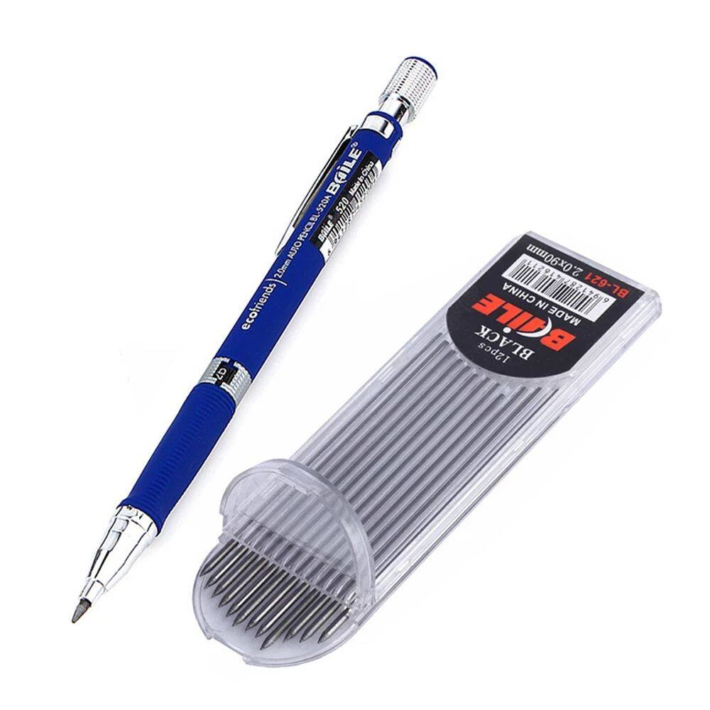 TAADD 2.0mm Writing Tools Classwork Drawing Pencil Lead 2B Automatic Pencils Stationery Supplies Mechanical Pencil